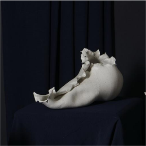 Ensemble de vases en céramique blanche de luxe antique, design abstrait irrégulier, pour la décoration de la maison, des mariages et des restaurants - Product Image 3