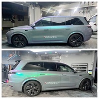 Film Vinyle Adhésif pour Voiture PET Indigo Purple Sparrow Green Auto Body PPF Colorful Galaxy Gray Green Chameleon Wrap Protection UV/IR 3 Ans