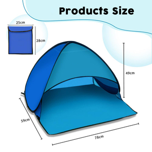 Tenda da spiaggia con tenda rapida, - Product Image 3