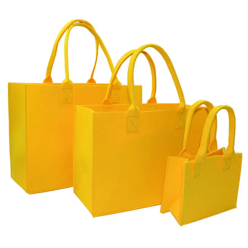 Borsa da donna con logo personalizzato OEM & ODM borsa da shopping eco friendly borsa regalo semplice elegante borsa in feltro