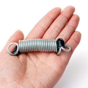 Steel Wire Rope 2mm Diameter Zinc Alloy Spring <b>Cable</b> For Helmet <b>Bag</b> Anti Theft Disc Brake Reminder - Product Image 3