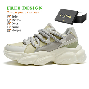 Chaussures Sneaker Marque Privée Marque personnalisée Logo de la marque Homme Zapatillas Mujer Tennis Chaussures épaisses Cuir Toile <span class=keywords><strong>Snea</strong></span> décontracté - Product Image 4