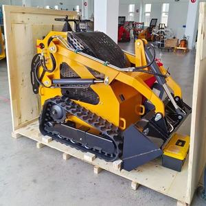 Çin Malı Mini Skid Steer Yükleyiciler Paletli Yükleyici Motor ve Pompa ile 0.15m Kepçe Kapasiteli <span class=keywords><strong>CE</strong></span> Sertifikalı - Product Image 1