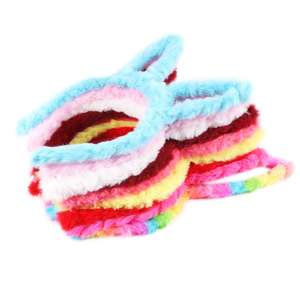 Groothandel Konijn Hoofdband Knipperende Concert Speelgoed Pluche Haarband Met Oor Opzetstukken Party Accessoire - Product Image 5