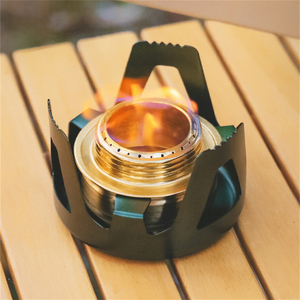 Réchaud à alcool liquide portable ultra-léger pour l'extérieur <span class=keywords><strong>Mini</strong></span> réchaud à blocs solides pour la pêche Théière à eau bouillante Réchaud de cuisson - Product Image 5