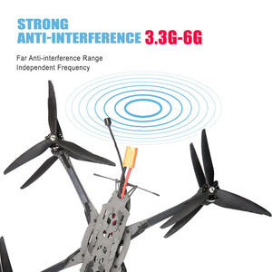 Drone FPV DroView à charge utile lourde 7 <span class=keywords><strong>10</strong></span> 13 15 pouces, avec VTX 2.5-10W VRX 100-750Mhz caméra TI/IR, drone de course longue distance FPV - Product Image 3