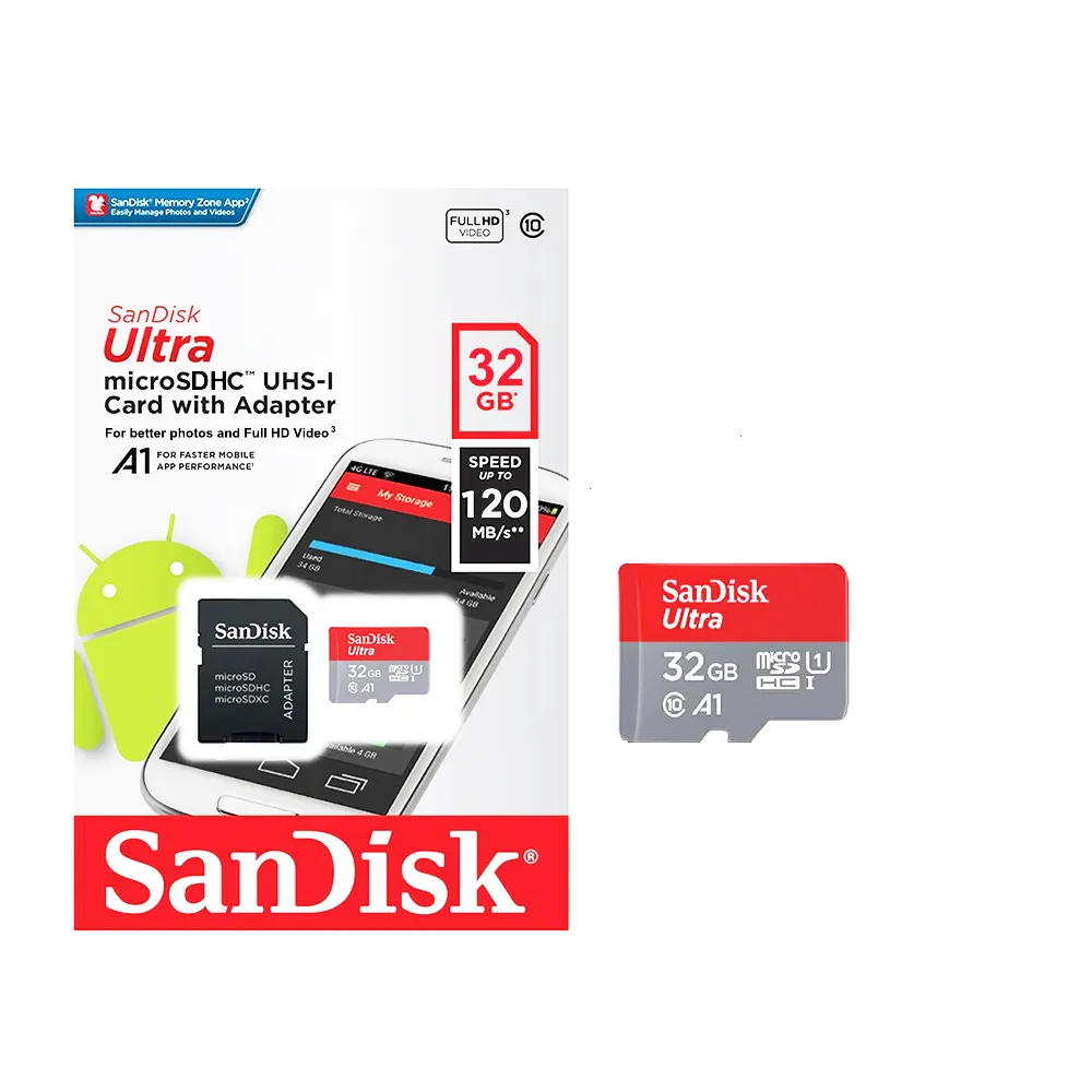 100% Original Class 10 bulk 32 for GB micro tf card 32for GB SDSQUA4 120MB/s for sandisk memory card