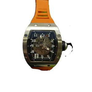 Montre-bracelet automatique mécanique pour homme Super RM010, mouvement en acier titane, lumineuse, étanche, avec couronne et affichage du cadran à aiguilles - Product Image 2
