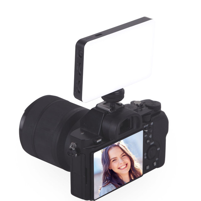 VL120 LED Video Light with RGB Color Filters Mini Rechargeable Photographic Studio Fill Light