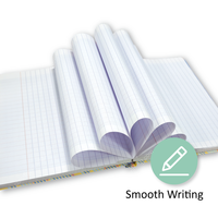 Cahier d'exercices durable à reliure cousue, couverture souple, impression plastifiée, pour usage scolaire, OEM