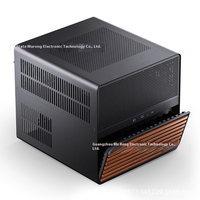 Boîtier NAS JONSBO Joe Siber Noir pour carte mère ATX, 12 disques, tour moyenne, ventilateur de refroidissement, serveur, panneau latéral en acier avec fenêtre