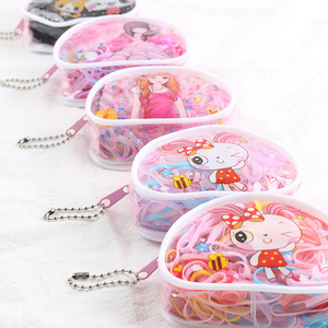 LTT1269 Diadema de Flores para Niñas, Lazos para el Cabello, Bonitos Lazos Elásticos de Dibujos Animados, Coletero para Niñas con <span class=keywords><strong>Monedero</strong></span> con Cremallera - Product Image 6