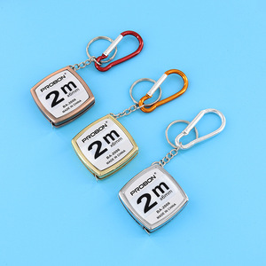 Probon Mini Measuring Tape 2M 6mm Metal Keychain Promotional Gift - Product Image 3