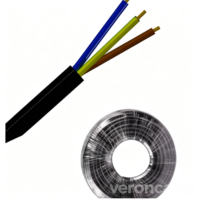 Cable RVV de 2/3/4/5/6/7/8/10 Núcleos, 0.5-10mm², Cable de Alimentación Flexible para Electrodomésticos, Equipos de Oficina y Uso Industrial