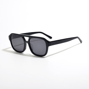 Gafas de sol japonesas retro hechas a mano para hombres y mujeres cara grande con <span class=keywords><strong>lentes</strong></span> ópticas UV400 para conducir y aliviar la miopía - Product Image 3