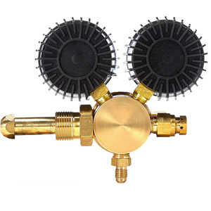 Régulateur d'azote haute pression tout en cuivre 1000 psi CGA580 - Product Image 2