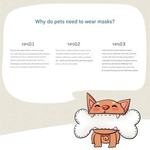 Ayarlanabilir çevre dostu köpek maskesi açık evcil hayvanlar için yeniden kullanılabilir ve katlanabilir koruyucu ağız maskesi toz geçirmez ve anti-smog PM2.5 - Product Image 4