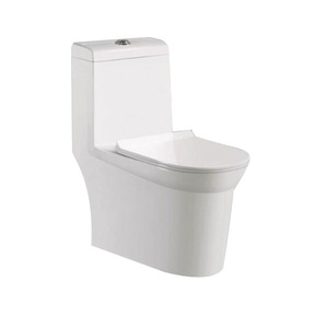 Inodoro Sifónico de Una Pieza Ouni C012 con Descarga Doble de Presión Superior 705x375x780mm - Product Image 1