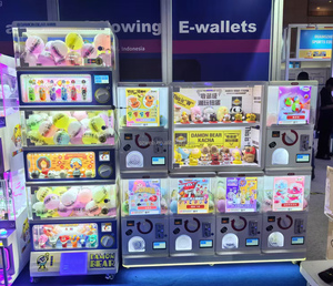 Wangerbao <span class=keywords><strong>Mini</strong></span> Nhật Bản Phong Cách Gacha Gachapon Viên Nang Máy Bán Hàng Tự Động Nhựa Và Đồng Xu Bằng Gỗ Pusher Trò Chơi Với Đồng Xu Thanh Toán - Product Image 5