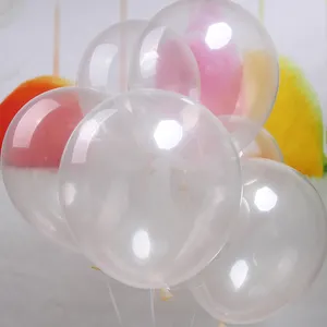 Рекламные 12-дюймовые прозрачные латексные воздушные шары круглой формы