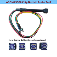 Pin de sonda de resorte de Chip SOP8/VSOP8/VSON8/WSON8 para programación leer escribir y descargar Bios 1,27