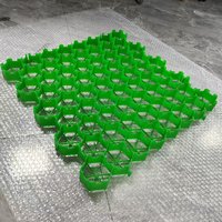Grilles de pavage en plastique modernes pour le gazon des parcs et le drainage du gravier, utilisation extérieure