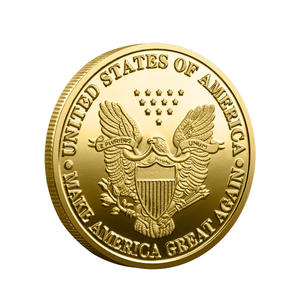 Koin Peringatan dari Paduan Seng dengan Tulisan 'GOD WE TRUST' untuk Kolektor, Desain Patriotisme Berlapis Die Cast, Warna Kustom - Product Image 3