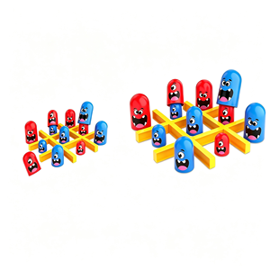 Jeu <span class=keywords><strong>de</strong></span> <span class=keywords><strong>société</strong></span> Tic Tac Toe empilable avec logo personnalisé, jeu <span class=keywords><strong>de</strong></span> stratégie 3D éducatif pour enfants et famille, OEM - Product Image 1
