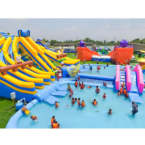 Équipement de divertissement <span class=keywords><strong>aquatique</strong></span> commercial de grande taille, toboggan de piscine, <span class=keywords><strong>parc</strong></span> <span class=keywords><strong>aquatique</strong></span> gonflable - Product Image 1