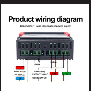 Controlador inteligente de temperatura y humedad con pantalla digital, <span class=keywords><strong>termostato</strong></span> de incubación de cría, pantalla digital, - Product Image 6