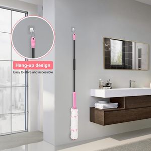 Hot Selling 2 in 1 Dehydrated <b>Mop</b> Extendable Handheld Long Microfiber Floor <b>Mop</b> Wet <b>Dry</b> Cleaning <b>Mop</b> for Home - Product Image 3