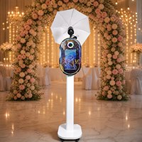 Cabina de Fotos con Espejo, Pantalla Táctil HD de 15.6 Pulgadas con Software de Edición Gratuito para Bodas