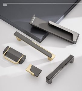 Jinrongda moderno oro gris cocina cajón oculto tirador armario perillas y manijas mochilas escolares muebles de dormitorio - Product Image 4