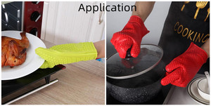 Guantes de Silicona para Lavavajillas con Aislamiento Térmico, Guantes de Horno de Silicona Duraderos - Product Image 6