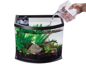 Usine hydroponique d'<span class=keywords><strong>aquarium</strong></span> en acrylique de verre personnalisé pour la maison de bureau avec des matériaux filtrants de <span class=keywords><strong>filtration</strong></span> d'éclairage <span class=keywords><strong>aquarium</strong></span> Betta clair - Product Image 1