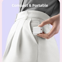 Cargador PD de 30 W USB-A+C, QC3.0 + Adaptador de Carga Rápida USB Tipo C, Enchufe para EE. UU., UE y Australia, Cargador de Viaje