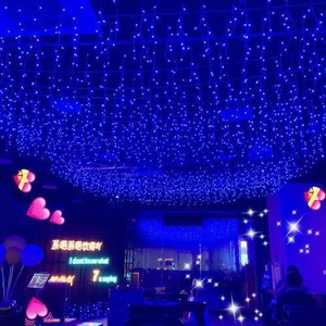 <span class=keywords><strong>Guirlande</strong></span> <span class=keywords><strong>lumineuse</strong></span> LED imperméable pour extérieur, lumières de fée en forme de glaçons, rideau de Noël, décoration de rue pour le Nouvel An, mariage, vacances - Product Image 4