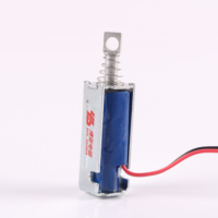 Électroaimant à traction personnalisé à forte résistance, 12V/24V CC, avec fonction de verrouillage électronique poussoir-tiroir