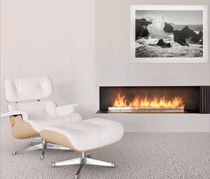 <span class=keywords><strong>Cheminée</strong></span> <span class=keywords><strong>électrique</strong></span> en acier inoxydable 304 <span class=keywords><strong>de</strong></span> 70 cm, forme personnalisable, avec design <span class=keywords><strong>de</strong></span> brume d'eau 3D, haute fidélité, 7 couleurs <span class=keywords><strong>de</strong></span> vapeur réalistes RGB - Product Image 2