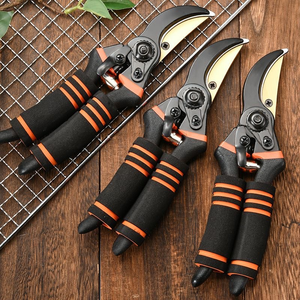 8.5 Inch Garden <b>Shears</b> – Ultra Sharp Stainless Steel Pruning Scissors, Rust-Resistant, Spring Loaded – for Flowers, Herbs, Bonsa - Product Image 2