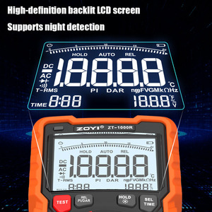 ZOTEK ZT-Probador de resistencia de aislamiento 1000R-Megóhmetro digital de alta precisión - Product Image 4