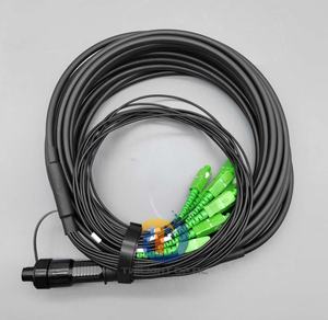 Mini SC MPO Zu 12 SC/APC Glasfaserkabel 5.0mm monomode LSZH Typ a 15 mètres pour centre de données FTTH FTTB 5G BBU RRU - Product Image 5