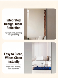 Espejo Octagonal de Aluminio LED Italiano Moderno, Espejo de Vanidad Iluminado de Pared de Cuerpo Entero para Salón de Belleza de Lujo y Decoración del Hogar - Product Image 3