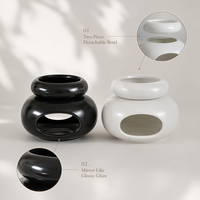 Diffuseur d'huiles essentielles en céramique pour bougies, brûleur d'encens, diffuseur d'huiles aromatiques, vente en gros