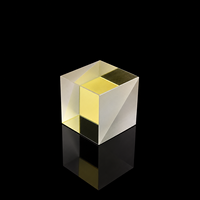 Prisme cube optique de haute précision en verre avec revêtement AR pour système optique d'alignement laser