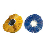 Brosse de balayage latérale en PP jaune pour machine de nettoyage de voirie
