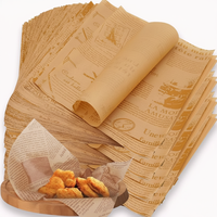 Papier d'emballage alimentaire épais de qualité supérieure, résistant à l'eau et à la graisse, pour charcuterie, burgers et sandwichs