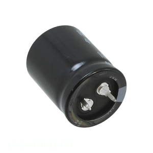 Manufacturer Channel <b>CAP</b> ALUM 180UF 20% 450V <b>SNAP</b> TH 180 uF LGL2W181MELA30 Through Hole Capacitor - Product Image 1