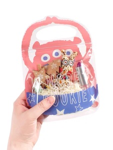 Emballage de bonbons en chanvre à fermeture éclair pour enfants, sac debout en mylar à imprimé personnalisé en plastique gommé ours - Product Image 4