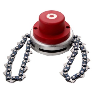 Chain Type Lawn Mower Head 148x115x76mm Red Rotary Blade Electric Gasoline Mower Accessory Garden Tool Part - Product Image 3